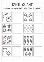 anteprima - Esercizi - Numeri e quantità da 0 a 9 Prime attività di matematica Classe prima - Pagina 1