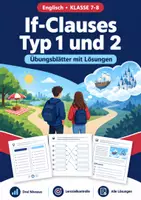 Vorschau - Arbeitsblätter - If-Clauses Klasse 7 – Typ 1 und 2 - Deckblatt