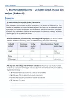 förhandsvisning - đ Storhetsdetektiverna â vi mĂ€ter lĂ€ngd, massa och volym (Ă„rskurs 6) - sida 2