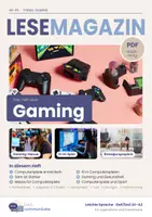 Vorschau - Arbeitsblätter - Lesemagazin Gaming (Leichte Sprache & DaZ A1–A2) Lesetexte mit Aufgaben - Deckblatt