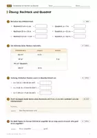Vorschau - Arbeitsblätter - Flächeninhalt von Rechtecken und Quadraten - Seite 3