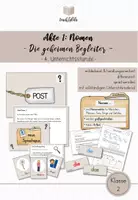 Vorschau - Stundenentwürfe - Nomen entdecken – Die geheimen Begleiter - Deckblatt