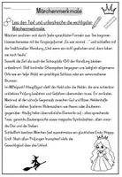 Vorschau - Arbeitsblätter - Märchen Merkmale 3fach differenziert - Seite 2