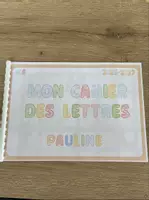 Aperçu - Feuilles d'exercices - Mon cahier des lettres, lettres droites - MS - Page de couverture