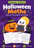 Vorschau - Arbeitsblätter - Halloween Mathe Klasse 3-4 – Rätsel - Deckblatt