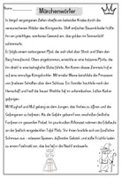 Vorschau - Arbeitsblätter - alte Märchen-Wörter - Seite 2