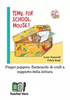 anteprima - Flashcard - Time for school mouse teacherVero - Pagina di copertina