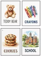 anteprima - Flashcard - Time for school mouse teacherVero - Pagina 1