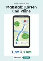 Vorschau - Arbeitsblätter - Maßstab: Karten und Pläne - Deckblatt
