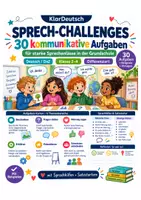 Vorschau - Arbeitsblätter - Sprech-Challenges – 30 kommunikative Aufgaben - Deckblatt