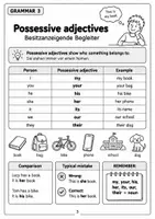 Vorschau - Merkblätter - Englisch Grammatik Merkblätter | Klasse 5, 6, 7, 8 - Seite 3