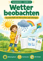 Vorschau - Arbeitsblätter - Wetter beobachten Sachunterricht Kl. 3-4 - Deckblatt