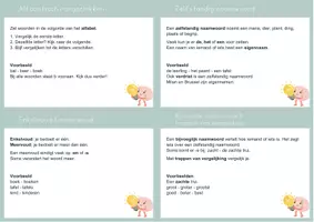 Voorbeeld - Hulpboekje - taalsystematiek - Voorblad