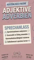 Vorschau - Arbeitsblätter - Englisch : Adjektive, Adverbien & Vergleiche (Sek I / B1–B2) – „Find Someone Who...“ Speaking Activity (FREEBIE / Ready to Use) - Deckblatt