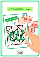 Voorbeeld - De Schrijfletterpuzzel - Voorblad