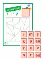 Voorbeeld - De Schrijfletterpuzzel - Pagina 1