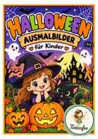Vorschau - Arbeitsblätter - Halloween Ausmalbilder für Kinder - Deckblatt