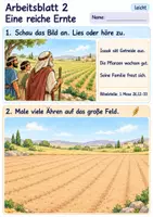 Vorschau - Arbeitsblätter - Isaak findet Frieden am Brunnen | Religion Klasse 1 Arbeitsblätter | Evangelische Religionslehre | 10 Arbeitsblätter als PDF - Seite 2