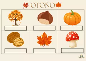 Vista previa - Refuerzo / NEE / Materiales de apoyo - Lectura Global del Otoño y Halloween - página 1