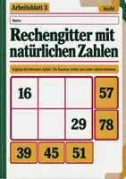 Vorschau - Arbeitsblätter - Rechengitter mit natürlichen Zahlen Klasse 5 Gymnasium | Mathematik Sekundarstufe I | 10 Arbeitsblätter mit Lösungen als PDF - Seite 3