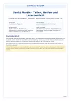 Vorschau - Arbeitsblätter - Sankt Martin – Teilen, Helfen & Laternen | Arbeitsheft Klasse 3/4 - Seite 1