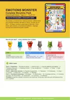 Vorschau - Bildkarten - Emotions monster Flashcard - Seite 3