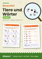 Vorschau - Arbeitsblätter - Themenwelten Klasse 1 bis 3 Bundle | Aliens, Einhorn, Superhelden, Zirkus, Pferde - Seite 1