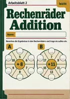 Vorschau - Arbeitsblätter - Rechenräder Addition Klasse 5 Gymnasium | Mathematik Sekundarstufe I | 10 Arbeitsblätter mit Lösungen als PDF - Seite 2