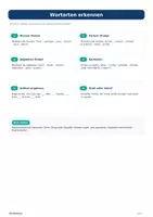 Vorschau - Arbeitsblätter - Wortarten-Training – Nomen, Verben & Adjektive - Seite 1