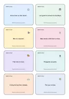 Vorschau - Spiele - Swap & Talk – Speaking Activity zur Verneinung im Simple Present - Seite 3