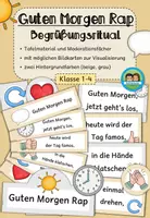 Vorschau - Fördermaterial/Inklusion - Guten Morgen Rap - Begrüßungsritual (Klasse 1-4) - Deckblatt