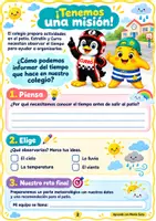Vista previa - Unidades / Secuencias / Situaciones de Aprendizaje - Detectives del tiempo con Estrellín y Curro Situación de aprendizaje 3.º y 4.º de Primaria - página 1