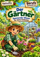Vorschau - Mal- und Bastelvorlagen - Materialpaket - Gärtnerei | Lernheft & Malbuch – Berufe kennenlernen - Seite 1