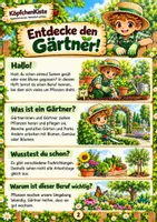Vorschau - Mal- und Bastelvorlagen - Materialpaket - Gärtnerei | Lernheft & Malbuch – Berufe kennenlernen - Seite 2