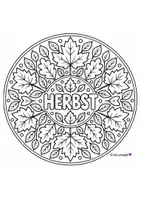 Vorschau - Mal- und Bastelvorlagen - Herbst Mandala Paket - Seite 1