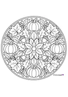 Vorschau - Mal- und Bastelvorlagen - Herbst Mandala Paket - Seite 3