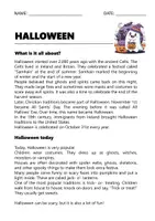 Vorschau - Arbeitsblätter - Halloween - What is it all about? - Seite 1
