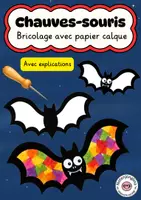 Aperçu - Matériel pour travaux manuels / dessin - Chauve-souris en papier vitrail : décor de fenêtre pour Halloween - Page de couverture