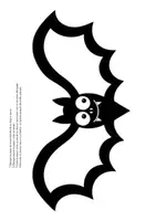 Aperçu - Matériel pour travaux manuels / dessin - Chauve-souris en papier vitrail : décor de fenêtre pour Halloween - Page 3
