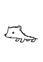 Vorschau - Mal- und Bastelvorlagen - Fingerabdruck-Igel im Herbstlaub – Klasse 2 bis 5 - Seite 3