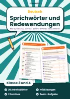 Vorschau - Arbeitsblätter - Deutsch Klasse 3 Bundle | Rechtschreibung, Grammatik, Zeitformen, Wortarten, FRESCH - Seite 1