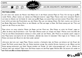 Vorschau - Arbeitsblätter - HALLOWEEN Leseverständnis Klasse 3–5 | Kurzgeschichten Lesen & Verstehen | Leseförderung Deutsch - Seite 1