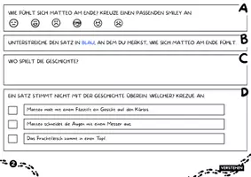 Vorschau - Arbeitsblätter - HALLOWEEN Leseverständnis Klasse 3–5 | Kurzgeschichten Lesen & Verstehen | Leseförderung Deutsch - Seite 2