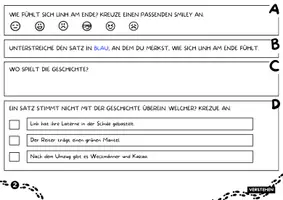 Vorschau - Arbeitsblätter - Sankt Martin Lesetext mit Fragen Klasse 3 4 5 | 6 Kurzgeschichten zu Laternenumzug & Teilen | Leseförderung Grundschule - Seite 2