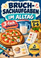 Vorschau - Arbeitsblätter - Bruchrechnung komplett – 7 Materialien mit Lösungen | Klasse 5/6 - Seite 1