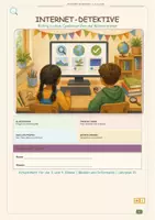 Vorschau - Unterrichtsreihen - M&I Internet-Detektive Suchen und Prüfen - Deckblatt