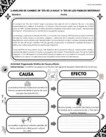 Vista previa - Hojas de trabajo - Análisis Histórico De Día de la Raza a Día de los Pueblos Indígenas-Secundaria - página 3