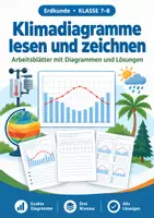 Vorschau - Arbeitsblätter - Klimadiagramme lesen und zeichnen Klasse 7 - Deckblatt