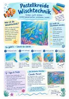 Vorschau - Mal- und Bastelvorlagen - Kunstprojekt Unterwasserwelt mit Pastellkreide - Seite 2