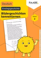 Vorschau - Text - Arbeitsblatt: Bildergeschichten erzählen - Deckblatt